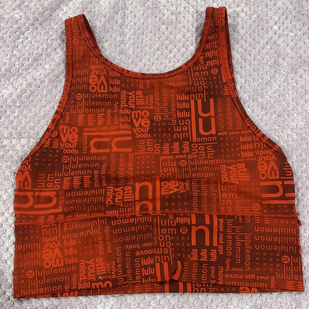 lululemon athletica red and black graphic power pivot Tank Top